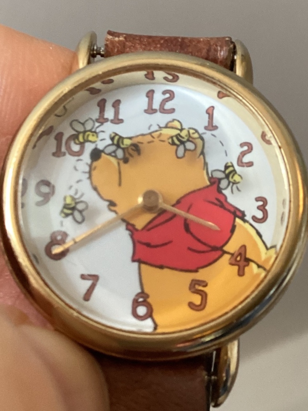 Winnie the Pooh Timex watch Tested Works perfectly Includes new battery Vintage